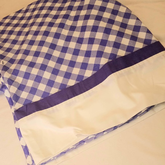 VTG Tastemakers Flat Periwinkle Gingham Twin - Picture 8 of 8